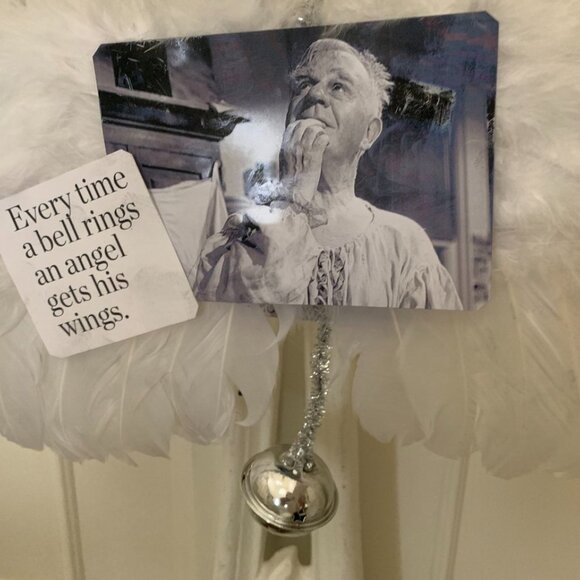 IT'S A WONDERFUL LIFE CLARENCE ORNAMENT*EVERY TIME A BELL RINGS ANGEL GETS WINGS - Picture 6 of 8